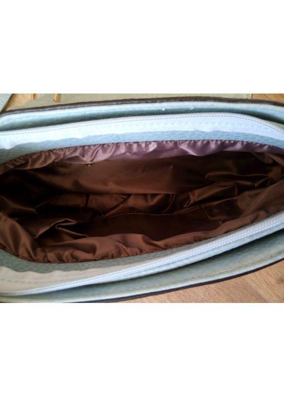 Блакитна (колір морської хвилі) невелика сумка месенджер з довгою ручкою на плече Seawave замовити online