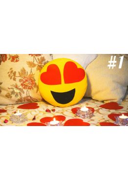 ПОДУШКА-СМАЙЛИК EMOJI #1 Влюбленный