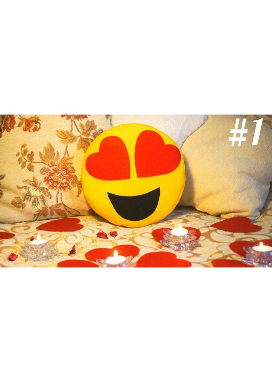 ПОДУШКА-СМАЙЛИК EMOJI #1 Влюбленный заказать online