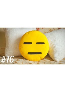 ПОДУШКА-СМАЙЛИК EMOJI #16 Угрюмый пессимист