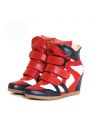 Кожаные женские сникерсы